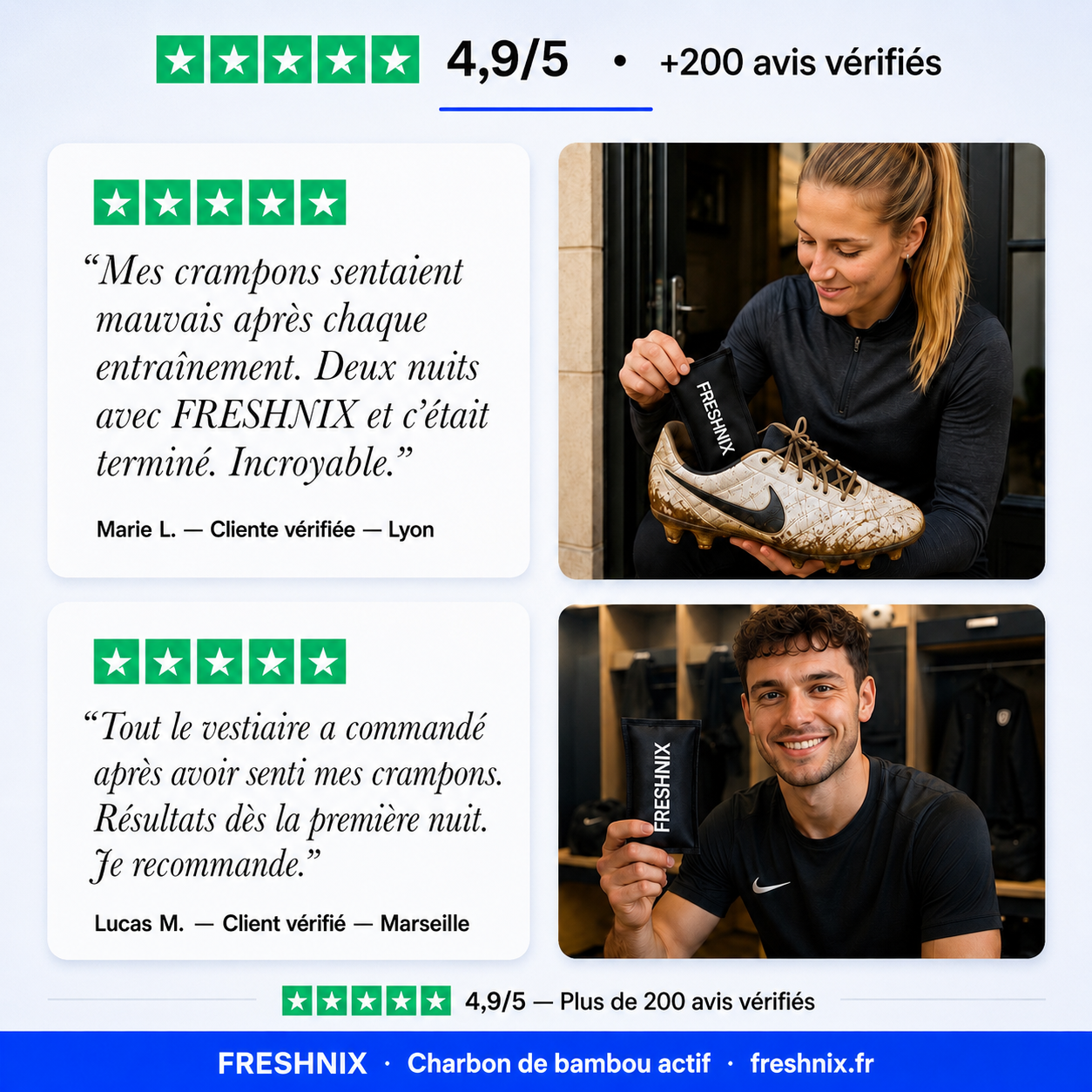 Kit Désodorisant FRESHNIX —  Zéro Odeur en 48h ou Remboursé