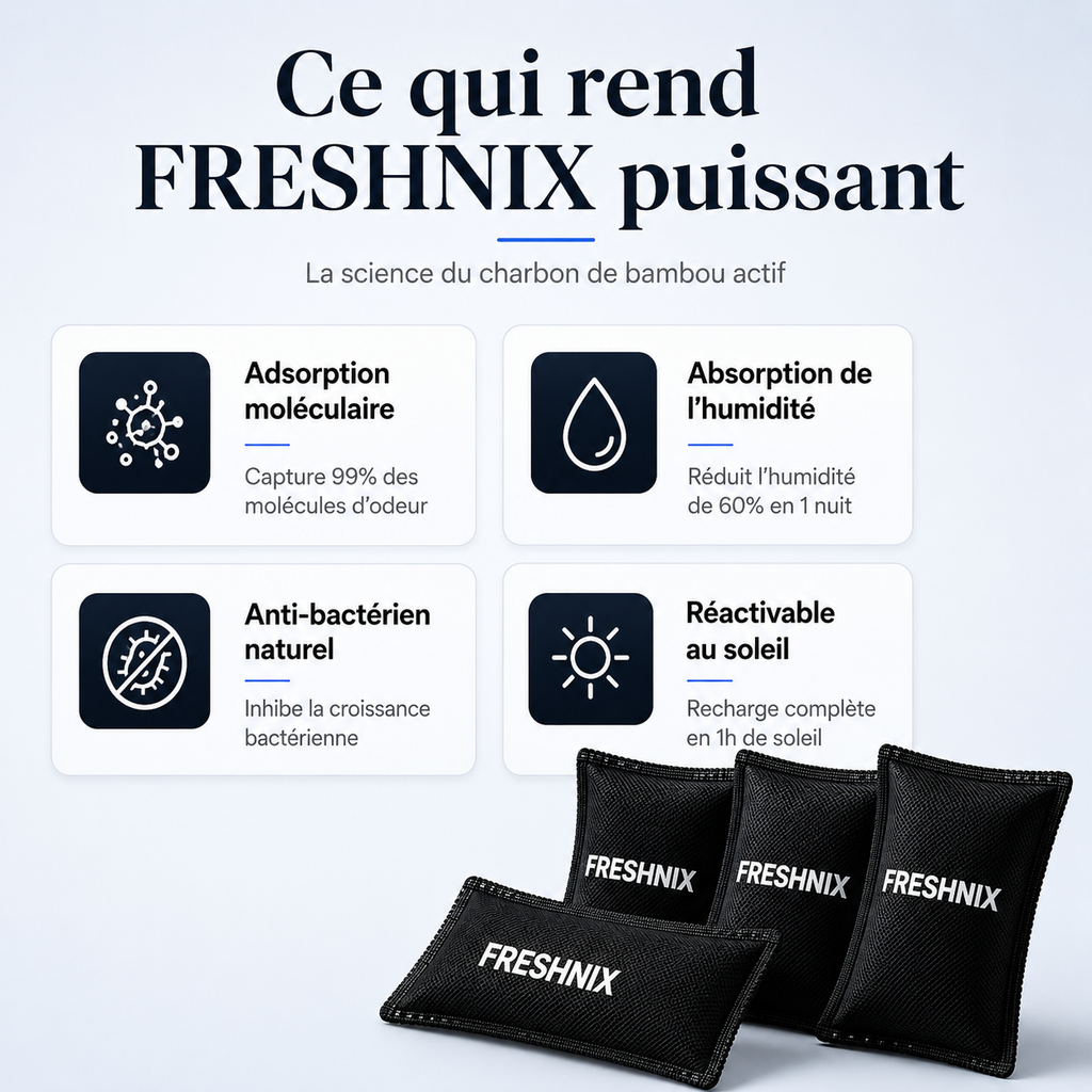 FRESHNIX — Ce qui rend FRESHNIX puissant, la science du charbon